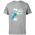 thumbnail image 1 of Disney The Little Mermaid King Triton Dad Men's - Short Sleeve Cotton T-Shirt for Adults - Customized-Athletic Heather, 1 of 5