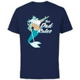 thumbnail image 1 of Disney The Little Mermaid King Triton Dad Men's - Short Sleeve Cotton T-Shirt for Adults - Customized-Navy, 1 of 5