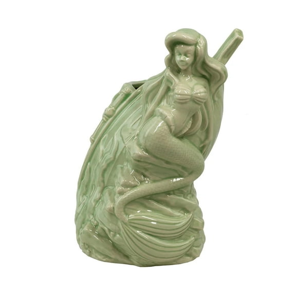 Disney The Little Mermaid Mondo Tee-Kis Ariel Green Ceramic Tiki Mug
