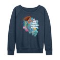 thumbnail image 1 of Disney - The Little Mermaid - My True Voice Lies Within - Women's Lightweight French Terry Long Sleeve Shirt, 1 of 5