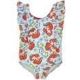 thumbnail image 1 of Disney The Little Mermaid One-Piece Ruffle Swimsuit (Toddler Girls), 1 of 3