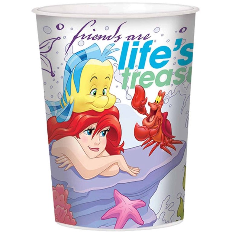 The Little Mermaid Plastic Favor Cup, 16oz - Movie 2023 Birthday Party