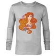 thumbnail image 1 of Disney The Little Mermaid Princess Ariel Wave Maker - Long Sleeve T-Shirt for Men - Customized-Athletic Heather, 1 of 5