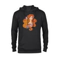 thumbnail image 1 of Disney The Little Mermaid Princess Ariel Wave Maker - Pullover Hoodie for Adults - Customized-Black, 1 of 5