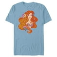 thumbnail image 1 of Disney The Little Mermaid Princess Ariel Wave Maker - Short Sleeve Blended T-Shirt for Adults - Customized-Ocean Blue, 1 of 5