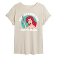 thumbnail image 1 of Disney The Little Mermaid - Really Good For Doing Hair - Juniors Ideal Flowy Muscle T-Shirt, 1 of 5