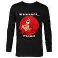 thumbnail image 1 of Disney The Little Mermaid Sebastian The Human World T-Shirt - Long Sleeve T-Shirt for Men - Customized-Black, 1 of 5