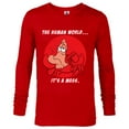 thumbnail image 1 of Disney The Little Mermaid Sebastian The Human World T-Shirt - Long Sleeve T-Shirt for Men - Customized-New Red, 1 of 5