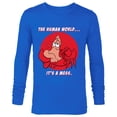 thumbnail image 1 of Disney The Little Mermaid Sebastian The Human World T-Shirt - Long Sleeve T-Shirt for Men - Customized-Royal, 1 of 5