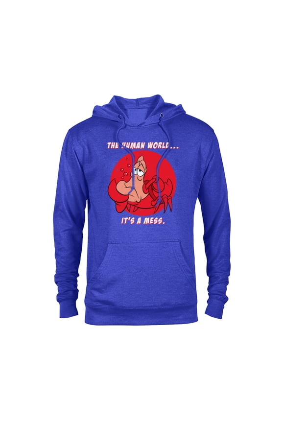 The Little Mermaid Sebastian The Human World T-Shirt - Pullover Hoodie for Adults - Customized-Royal Heather