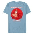 thumbnail image 1 of Disney The Little Mermaid Sebastian The Human World T-Shirt- Short Sleeve Blended T-Shirt for Adults - Customized-Ocean Blue, 1 of 5