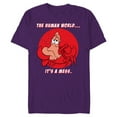 thumbnail image 1 of Disney The Little Mermaid Sebastian The Human World T-Shirt- Short Sleeve Blended T-Shirt for Adults - Customized-Purple, 1 of 5