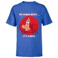 thumbnail image 1 of Disney The Little Mermaid Sebastian The Human World T-Shirt - Short Sleeve T-Shirt for Kids - Customized-Royal, 1 of 5