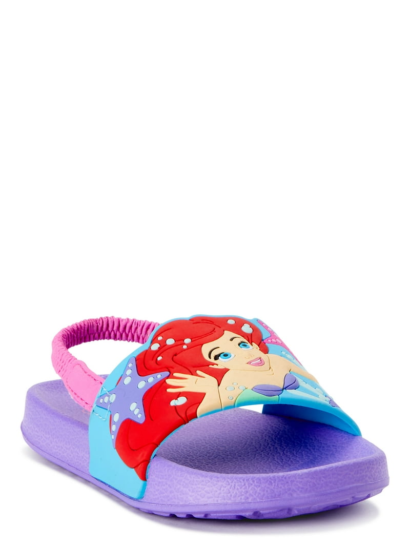 Womens Sandals Girls Mermaid Flip Flops NWT Disney Store Ariel