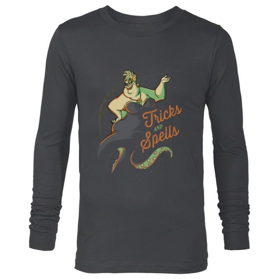 Disney The Little Mermaid Ursula Villains Halloween - Long Sleeve T-Shirt for Men - Customized-Charcoal Heather