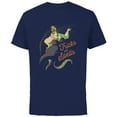thumbnail image 1 of Disney The Little Mermaid Ursula Villains Halloween - Short Sleeve Cotton T-Shirt for Adults - Customized-Navy, 1 of 5