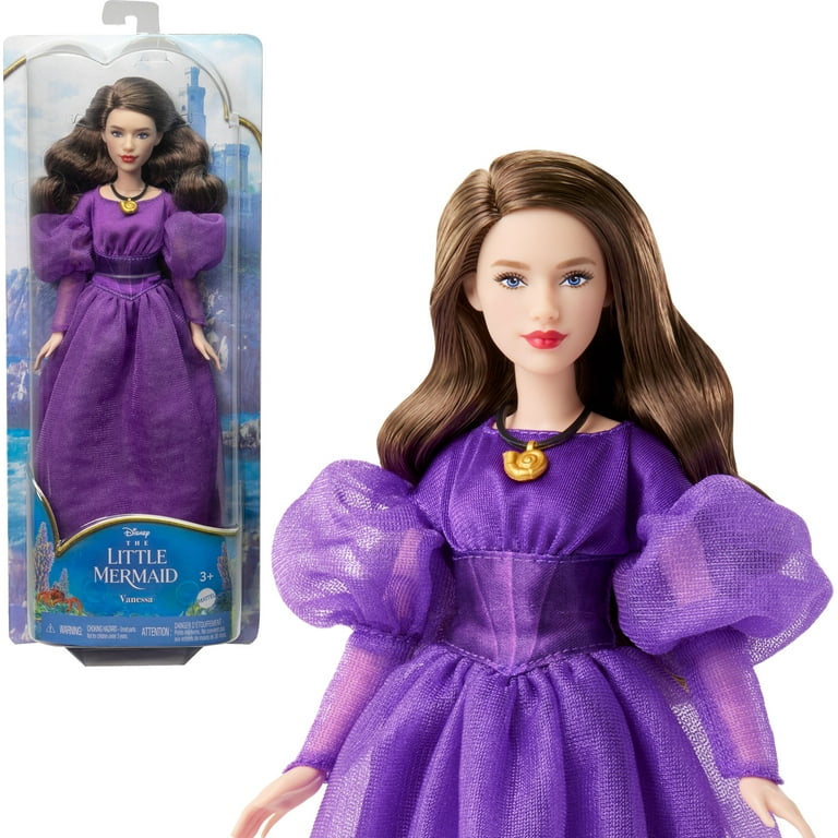 Doll with purple dress discount