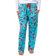 thumbnail image 1 of Disney The Little Mermaid Women's AOP Ariel Design Adult Elastic Drawstring Lounge Sleep Pajama Pants, 1 of 7