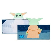 Disney The Mandalorian Baby Yoda 2 Pack Hooded Towels