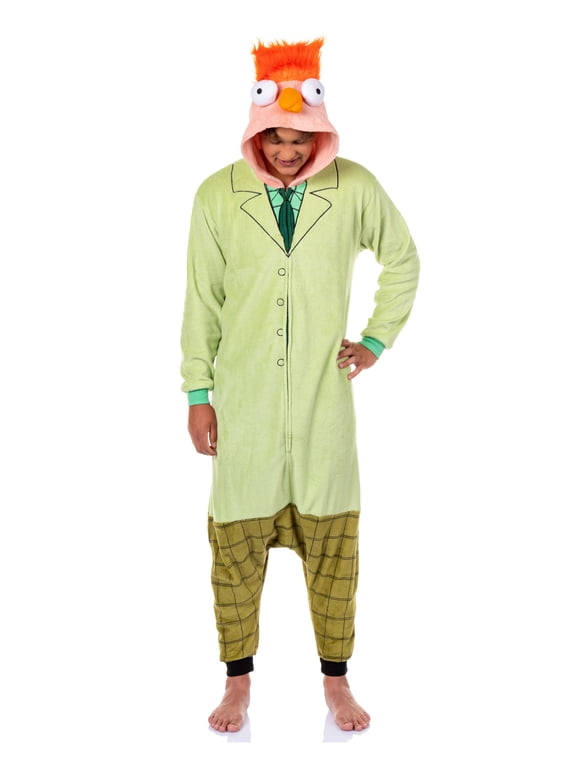Disney The Muppets Adult Beaker Character Costume Kigurumi One Piece Pajama Union Suit