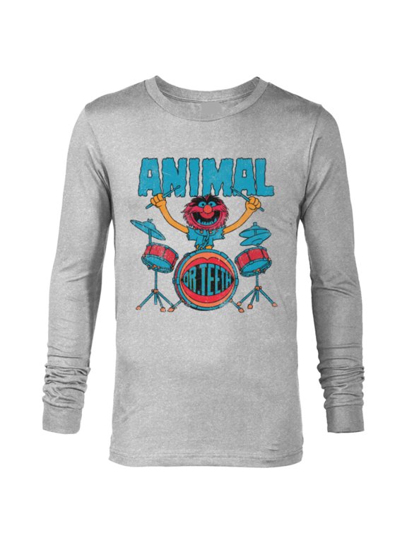 Disney The Muppets Animal Dr Teeth & Electric Mayhem Vintage - Long Sleeve T-Shirt for Men - Customized-Athletic Heather