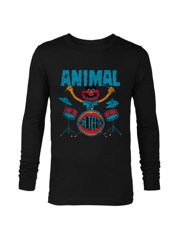 Disney The Muppets Animal Dr Teeth & Electric Mayhem Vintage - Long Sleeve T-Shirt for Men - Customized-Black