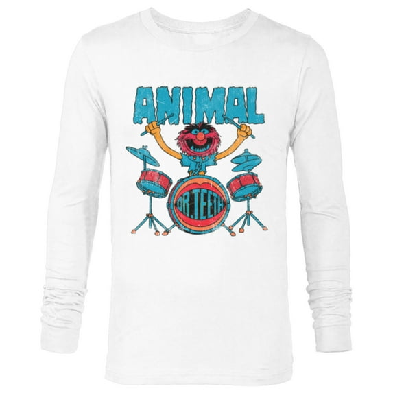 Disney The Muppets Animal Dr Teeth & Electric Mayhem Vintage - Long Sleeve T-Shirt for Men - Customized-White