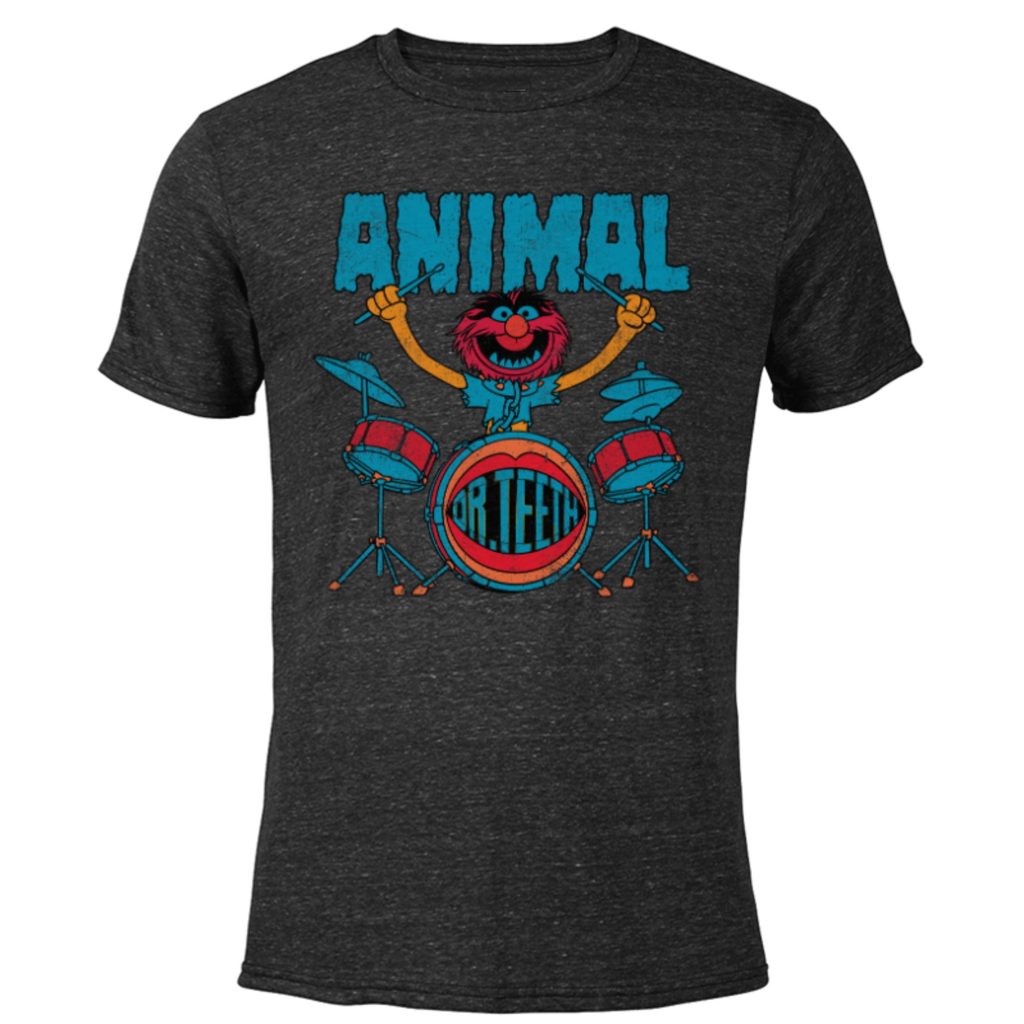 Disney Muppets Animal Dr. Teeth And The Electric Mayhem T-Shirt, Black