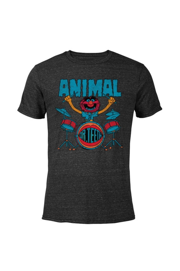 Disney The Muppets Animal Dr Teeth & Electric Mayhem Vintage - Short Sleeve Blended T-Shirt for Adults - Customized-Black