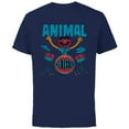 thumbnail image 1 of Disney The Muppets Animal Dr Teeth & Electric Mayhem Vintage - Short Sleeve Cotton T-Shirt for Adults - Customized-Navy, 1 of 5