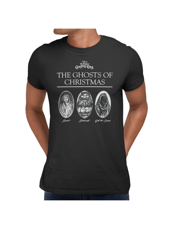The Muppets Christmas Ghosts of Christmas Men's T Shirt (Black, S-XXXL)