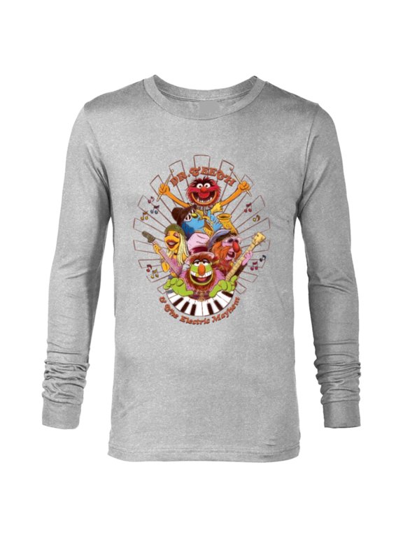 Disney The Muppets Dr Teeth & Electric Mayhem Keyboard Band - Long Sleeve T-Shirt for Men - Customized-Athletic Heather