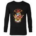 thumbnail image 1 of Disney The Muppets Dr Teeth & Electric Mayhem Keyboard Band - Long Sleeve T-Shirt for Men - Customized-Black, 1 of 5
