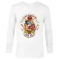 thumbnail image 1 of Disney The Muppets Dr Teeth & Electric Mayhem Keyboard Band - Long Sleeve T-Shirt for Men - Customized-White, 1 of 5