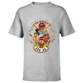 thumbnail image 1 of Disney The Muppets Dr Teeth & Electric Mayhem Keyboard Band - Short Sleeve T-Shirt for Kids - Customized-Athletic Heather, 1 of 5