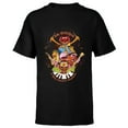 thumbnail image 1 of Disney The Muppets Dr Teeth & Electric Mayhem Keyboard Band - Short Sleeve T-Shirt for Kids - Customized-Black, 1 of 5