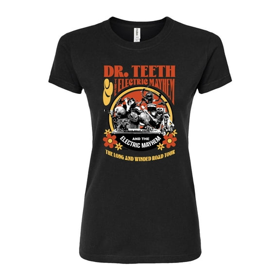 Disney The Muppets - Dr. Teeth: Long & Winded Tour - Juniors Fitted Graphic T-Shirt