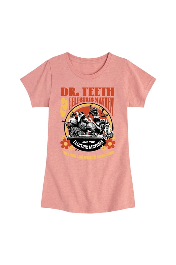 The Muppets - Dr. Teeth: Long & Winded Tour - Toddler & Youth Girls Short Sleeve Graphic T-Shirt