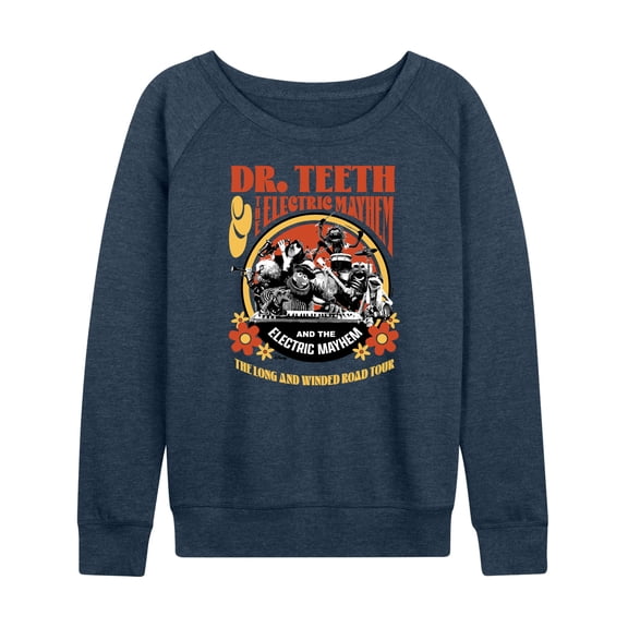 Disney The Muppets - Dr. Teeth: Long & Winded Tour - Women's Lightweight French Terry Long Sleeve Shirt