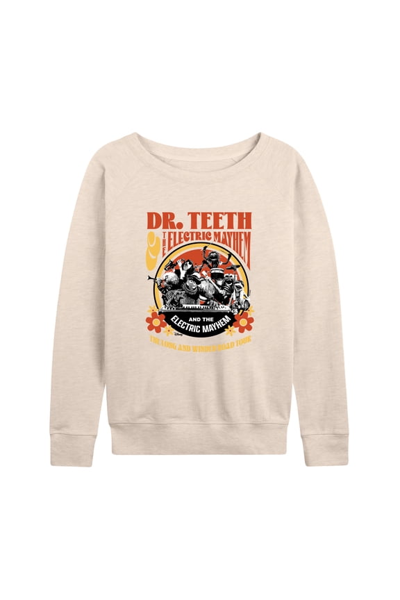 The Muppets - Dr. Teeth: Long & Winded Tour - Women's Lightweight French Terry Long Sleeve Shirt