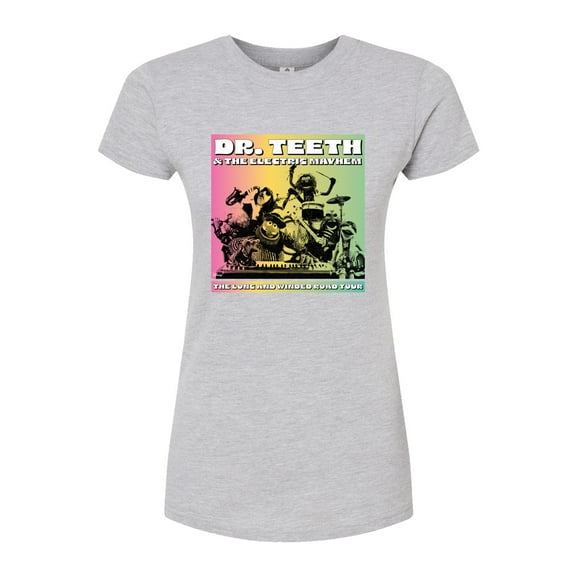 Disney The Muppets - Dr. Teeth & The Electric Mayhem Band - Juniors Fitted Graphic T-Shirt