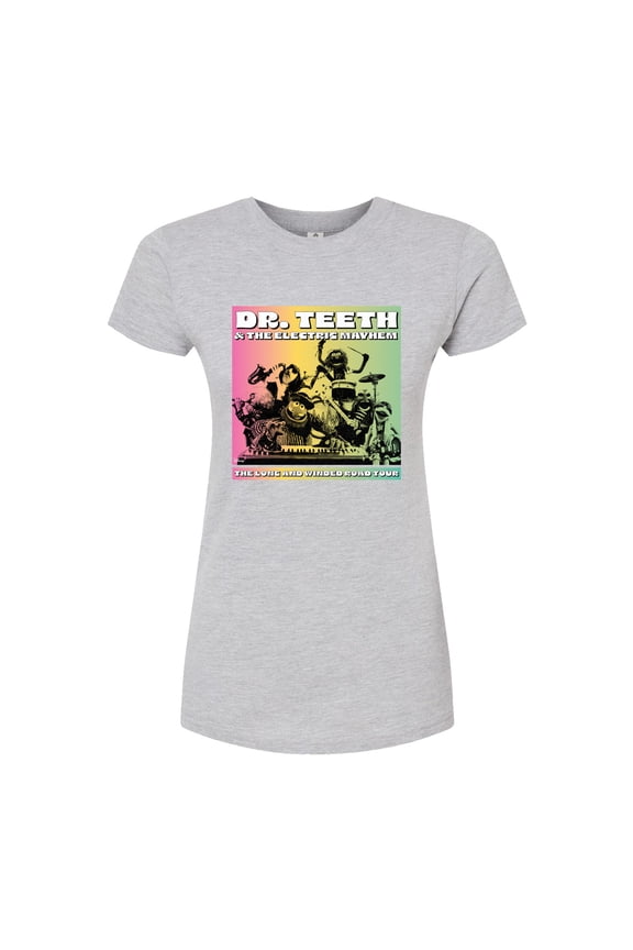 The Muppets - Dr. Teeth & The Electric Mayhem Band - Juniors Fitted Graphic T-Shirt