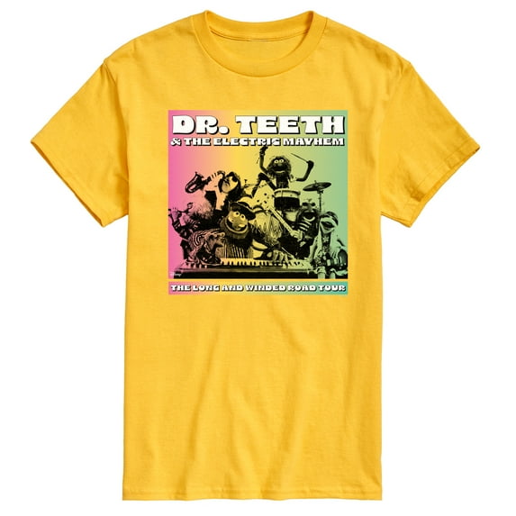 Disney The Muppets - Dr. Teeth & The Electric Mayhem Band - Men's Short Sleeve Graphic T-Shirt