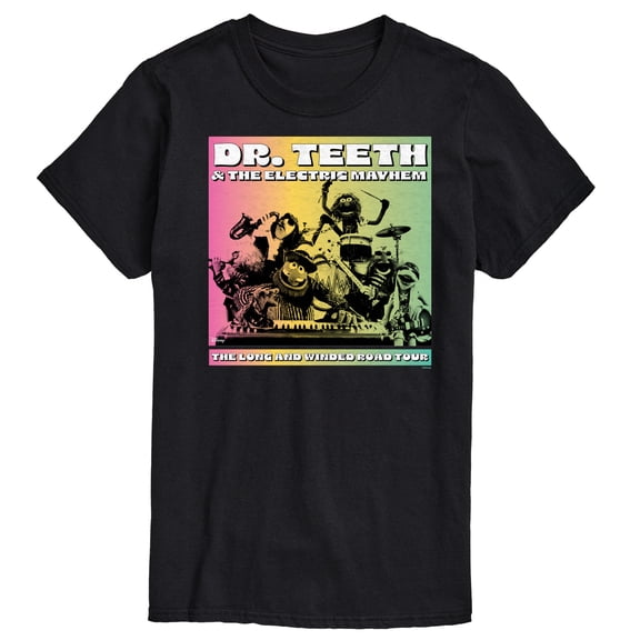Disney The Muppets - Dr. Teeth & The Electric Mayhem Band - Men's Short Sleeve Graphic T-Shirt