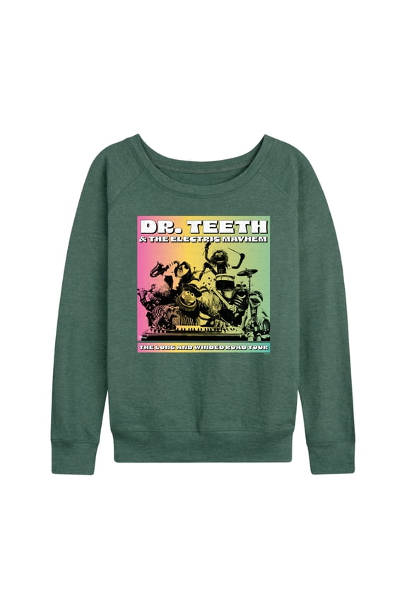 The Muppets - Dr. Teeth & The Electric Mayhem Band - Women's Lightweight French Terry Long Sleeve Shirt