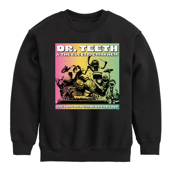 Disney The Muppets - Dr. Teeth & The Electric Mayhem Tour - Youth Crewneck Fleece Sweatshirt