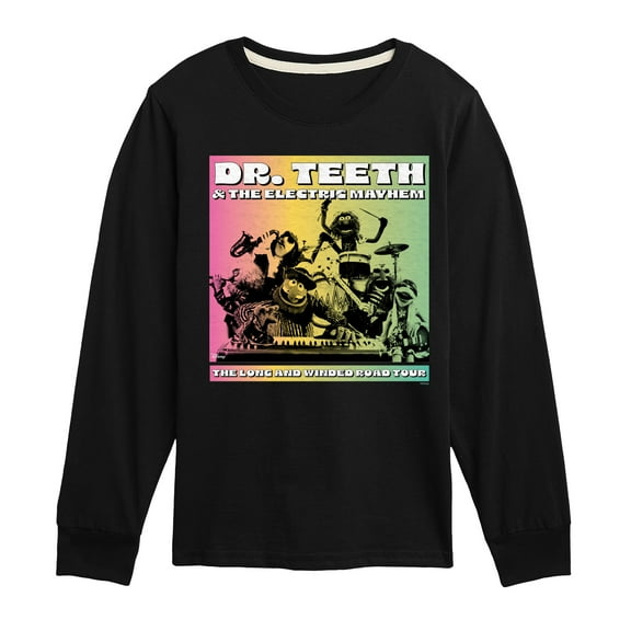 Disney The Muppets - Dr. Teeth & The Electric Mayhem Tour - Youth Long Sleeve Graphic T-Shirt