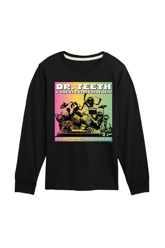 The Muppets - Dr. Teeth & The Electric Mayhem Tour - Youth Long Sleeve Graphic T-Shirt