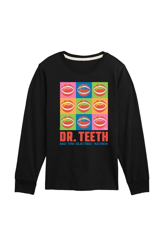 The Muppets - Dr. Teeth & The Electric Mayhem Tour - Youth Long Sleeve Graphic T-Shirt
