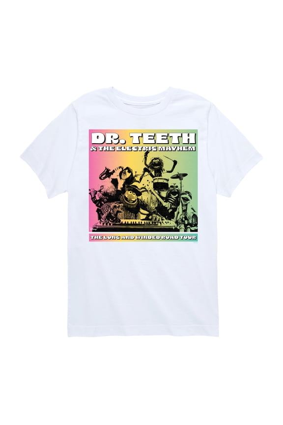 The Muppets - Dr. Teeth & The Electric Mayhem Tour - Youth Short Sleeve Graphic T-Shirt